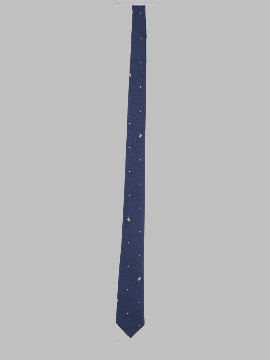 Tie Silk Blue Ties & Bow