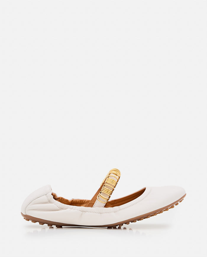 Tods Flat shoes White Mutton Leather