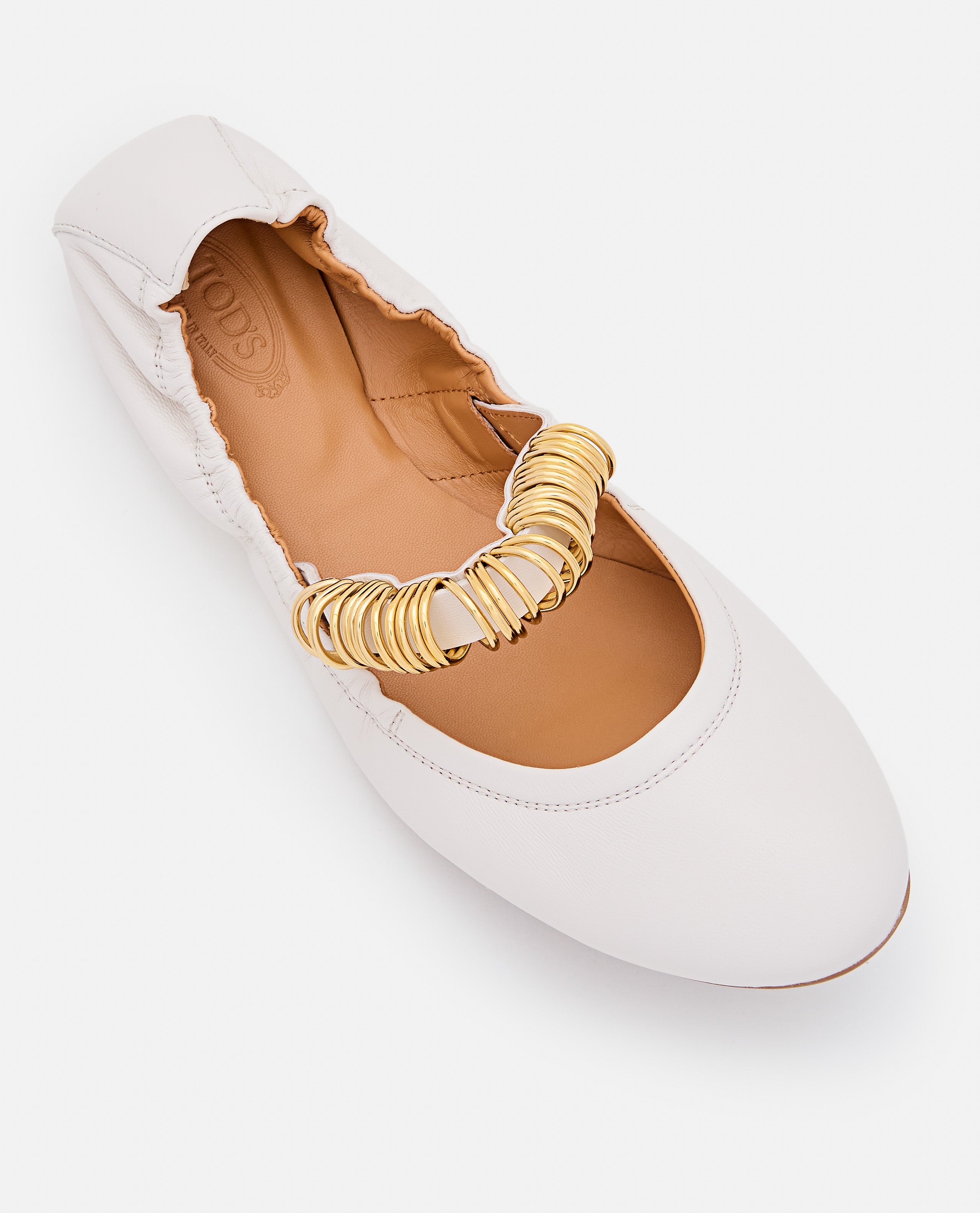 Tods Flat shoes White Mutton Leather