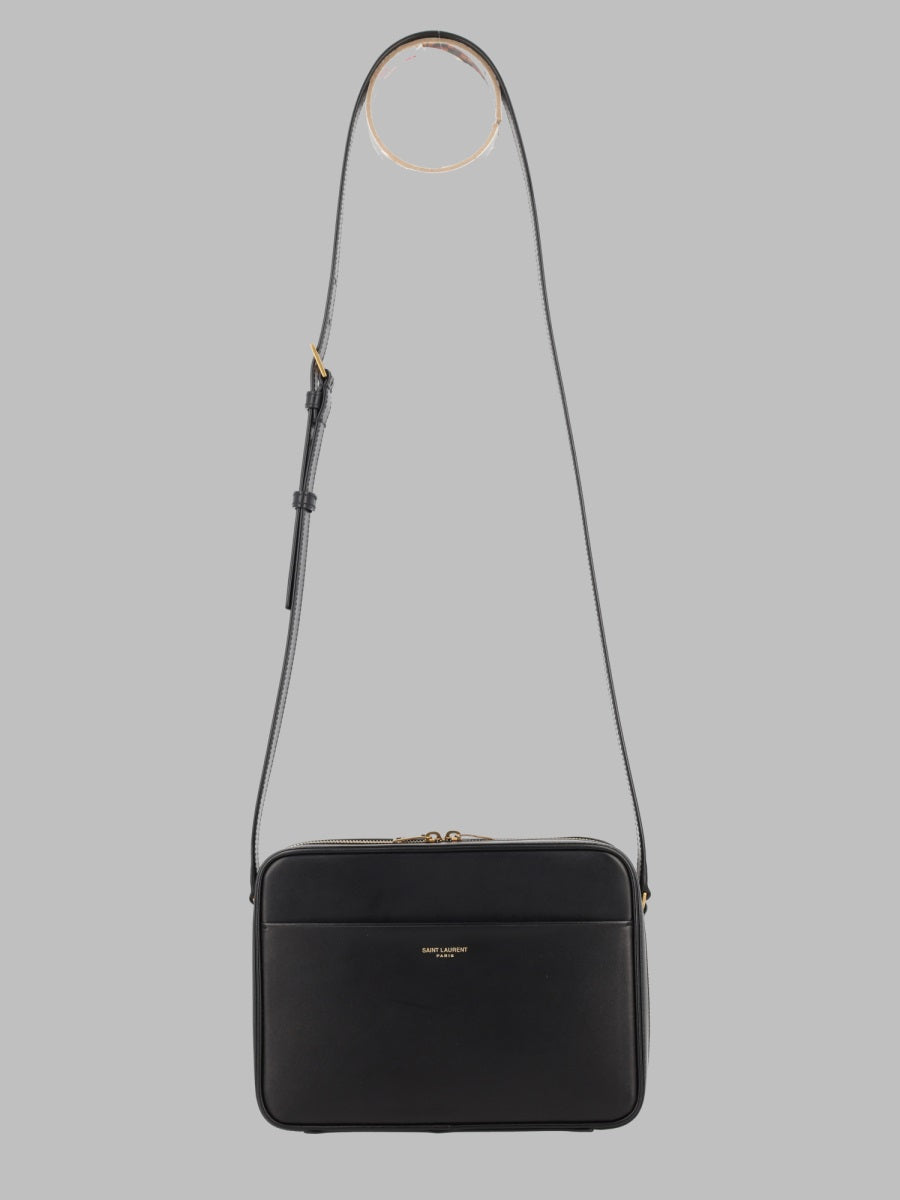 Camera Bag Calfskin Black Calf Skin Shoulder