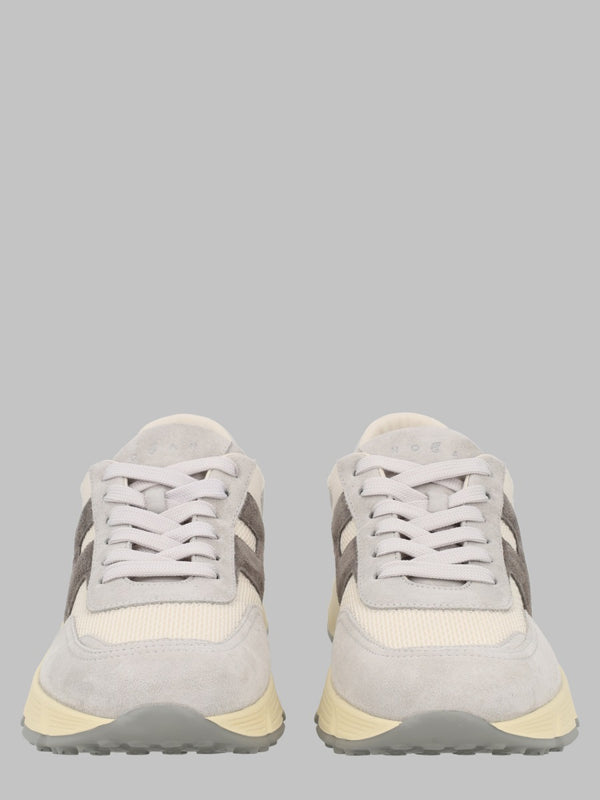 Sneakers Hyperlight Grey Calfskin Mutton Trainers