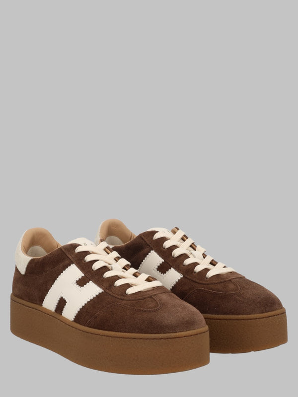 Sneakers Cool Brown Calfskin Mutton Trainers