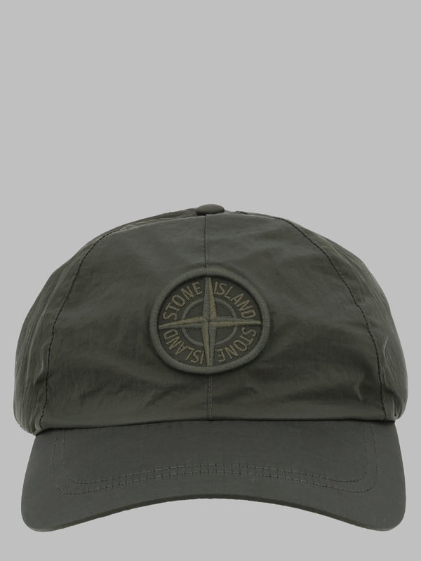 Baseball Cap Green Polyamide Hat