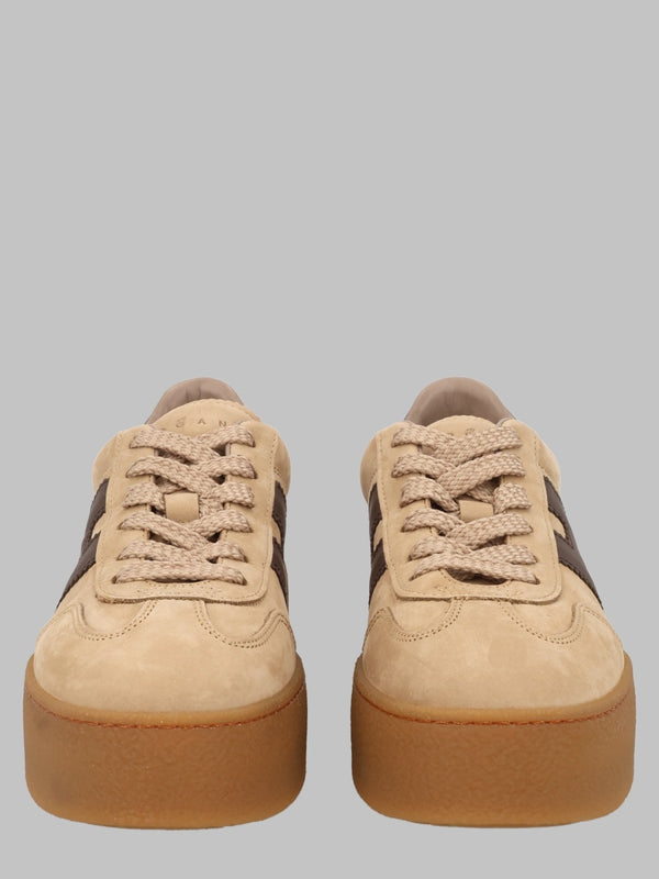 Sneakers Cool Beige Calfskin Trainers