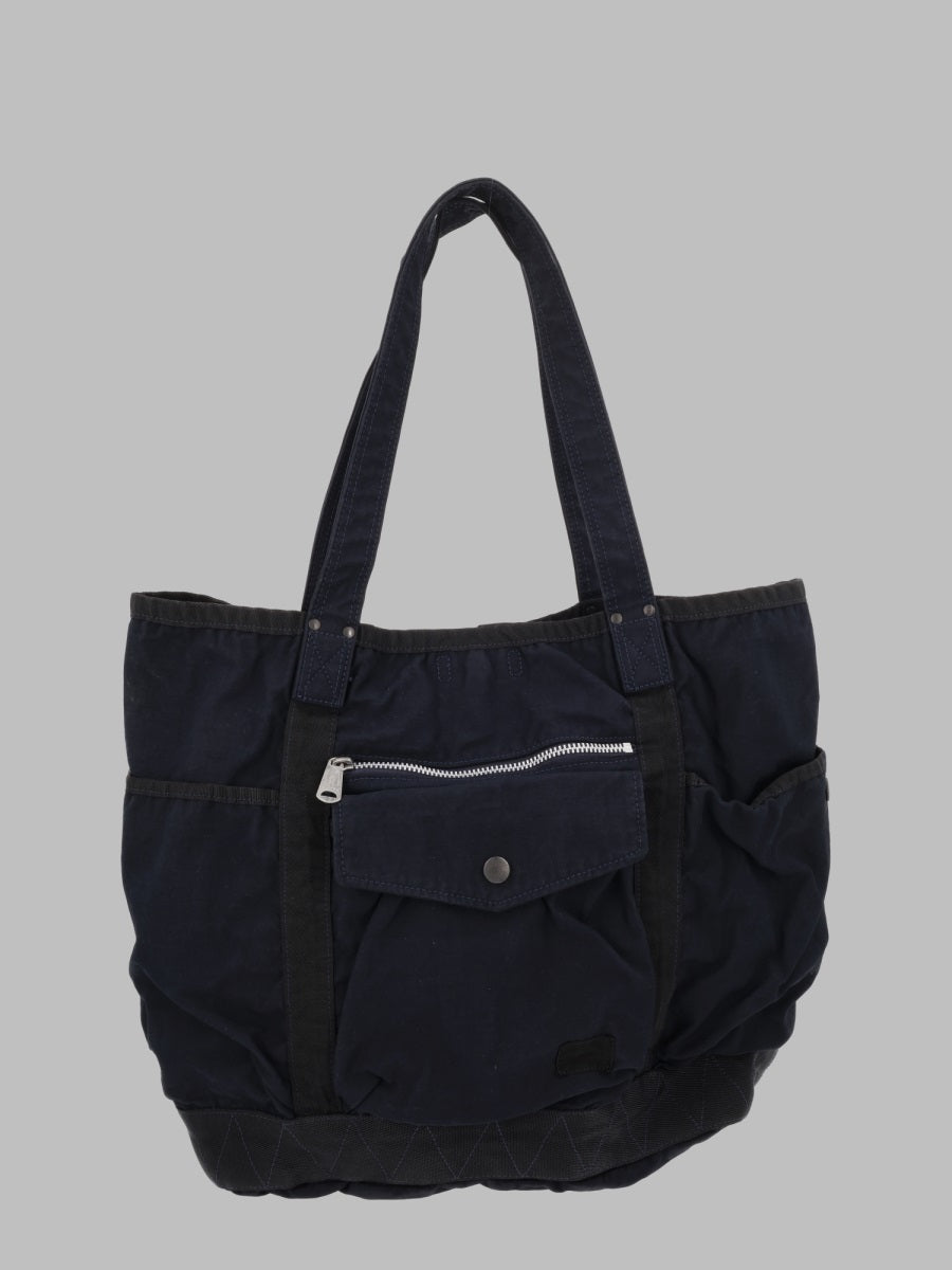 Tote Bag Crag Blue Cotton Nylon Handbags