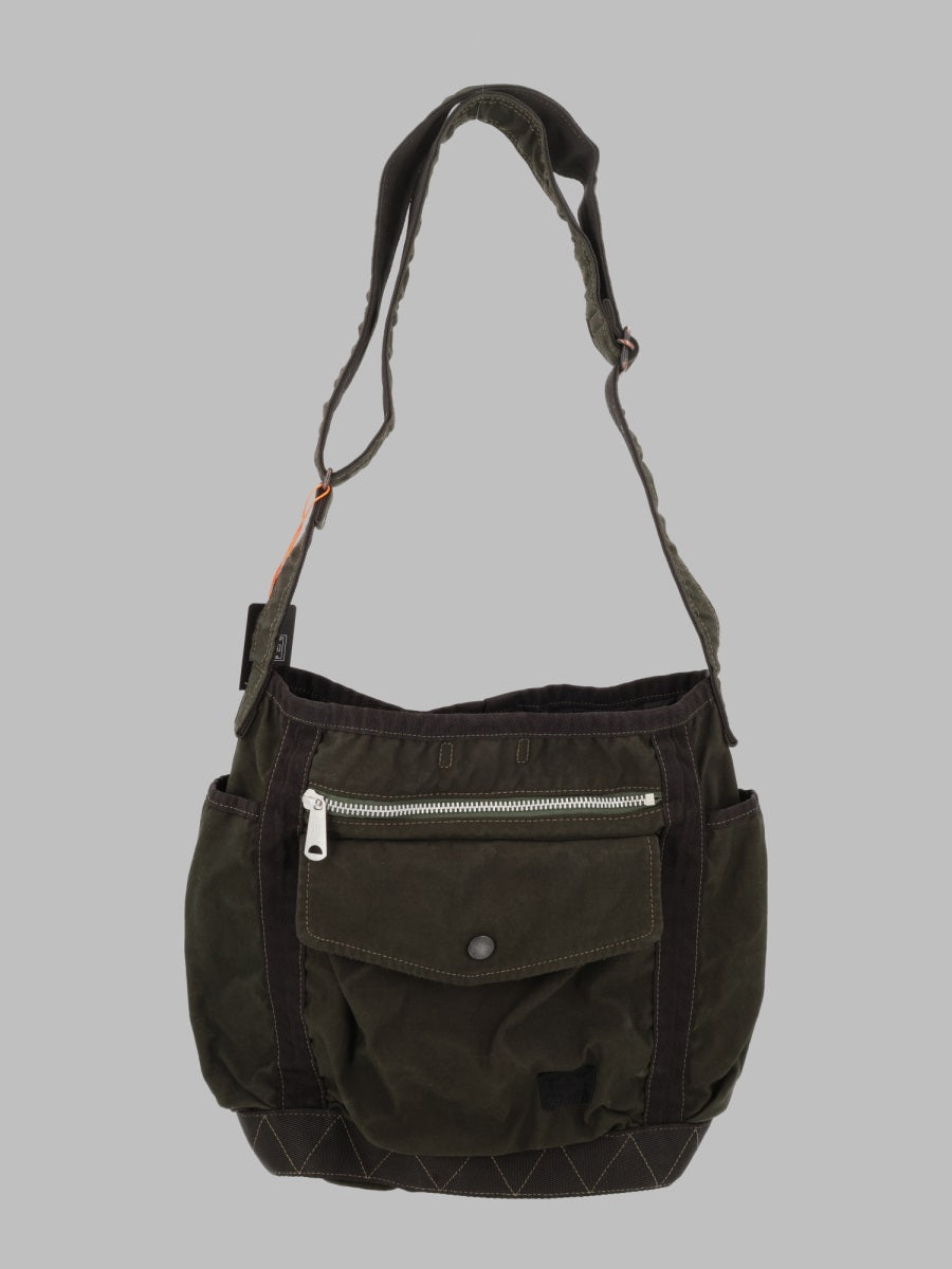 Shoulder Bag Crag Small Green Cotton Nylon
