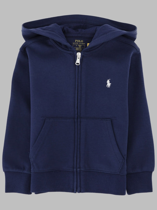 Knit Pullover Sweatshirt Blue Cotton Jumpers
