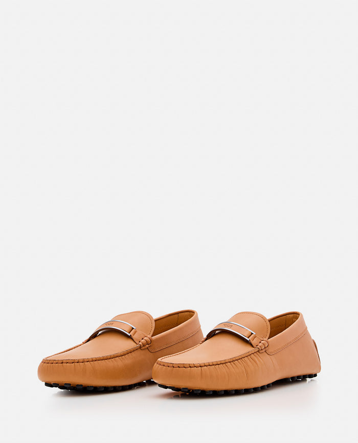 Tods Flat shoes Brown Calfskin Leather