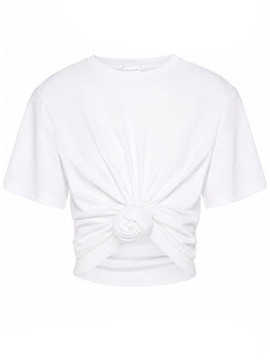 T-Shirt Annodata Beige Shell Cotton T-shirts