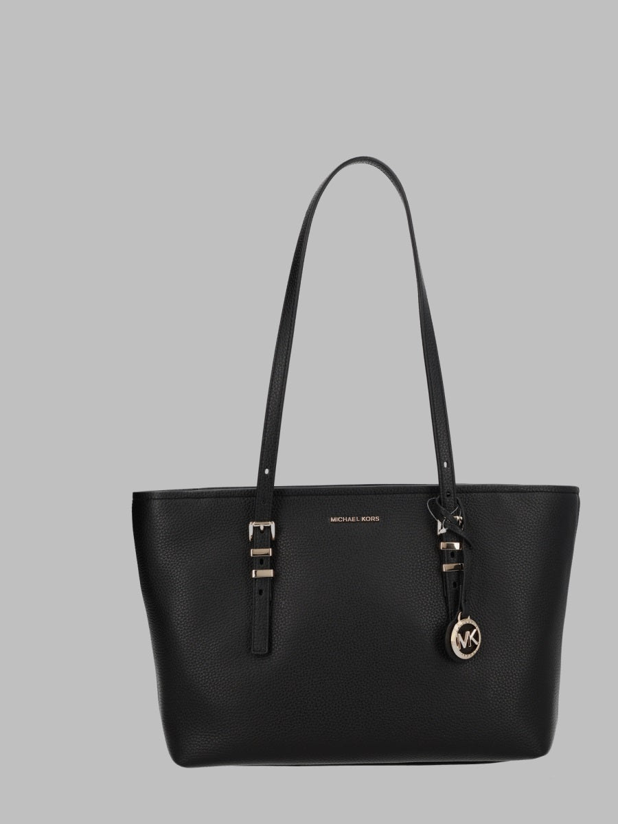 Tote Bag Quinn Black Leather Shoulder