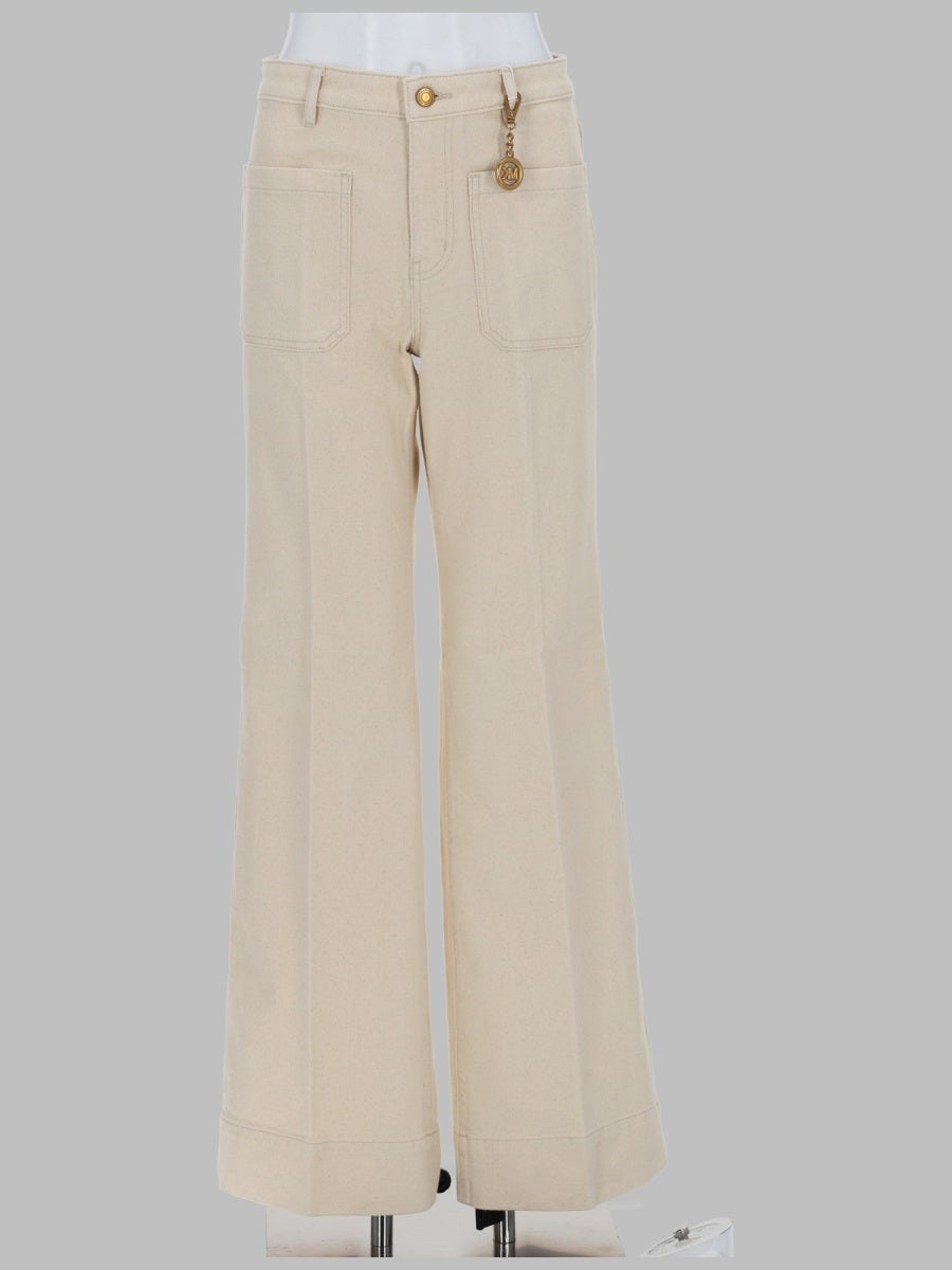 Jeans Violette Beige Cotton