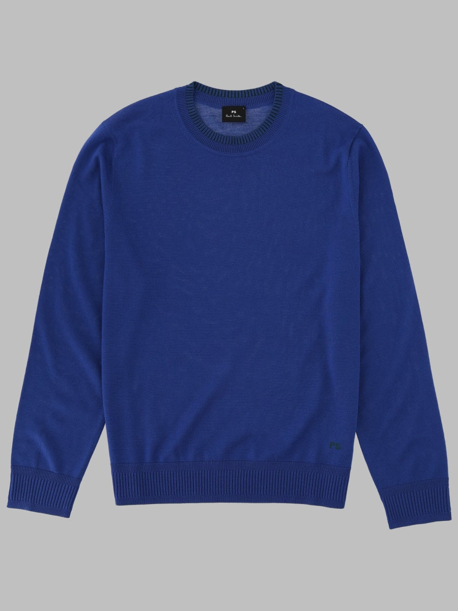 Jumper Merino Wool Blue Jumpers