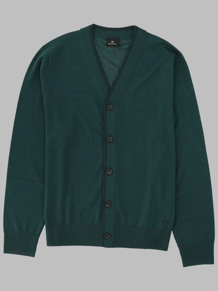 Cardigan Merino Wool Green Jumpers