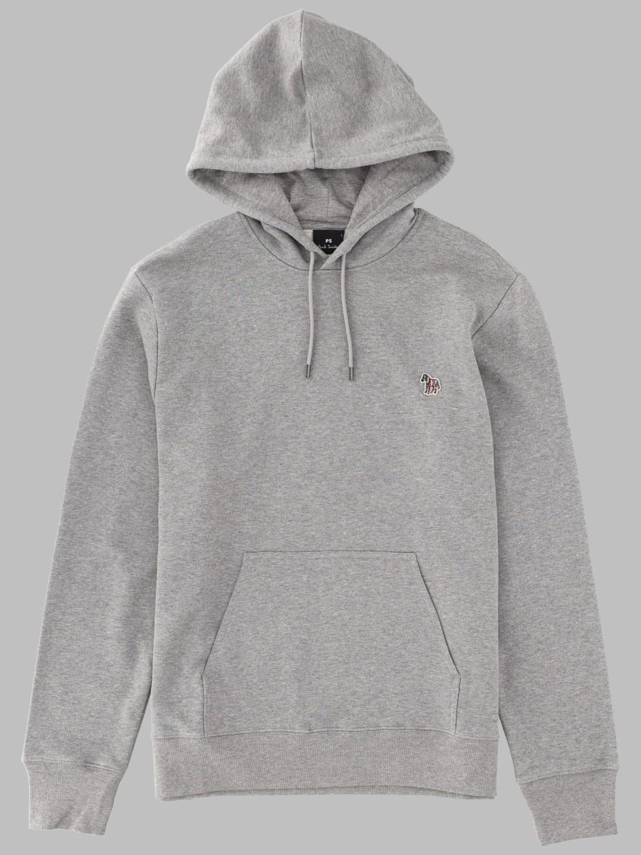 Hooded Sweatshirt Zebra Organic Cotton Grey Sweatshirts