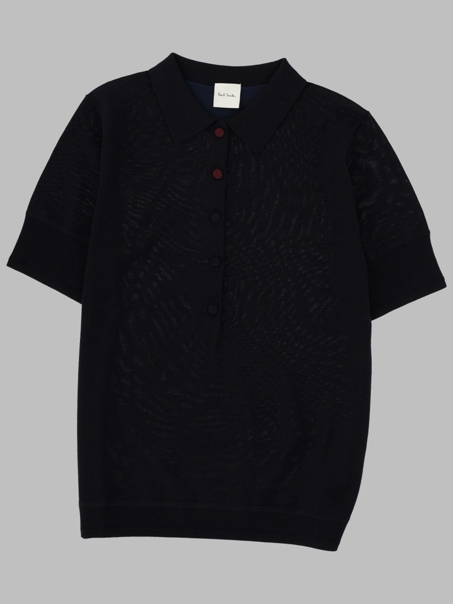Polo Shirt Merino Wool Blue