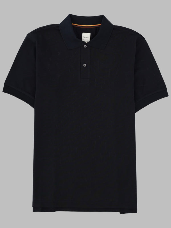 Polo Shirt Artist Stripe Blue Cotton
