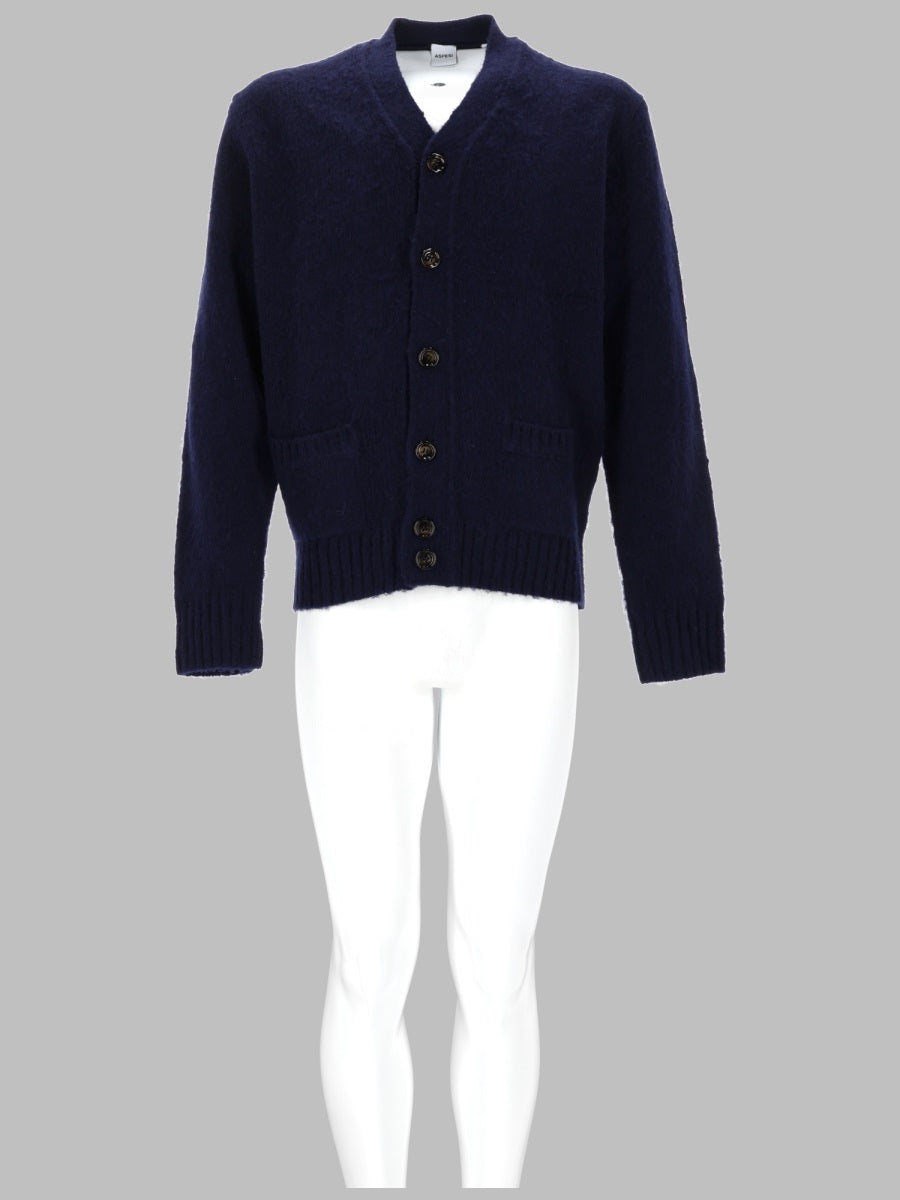 Knitted Cardigan Blue Jumpers