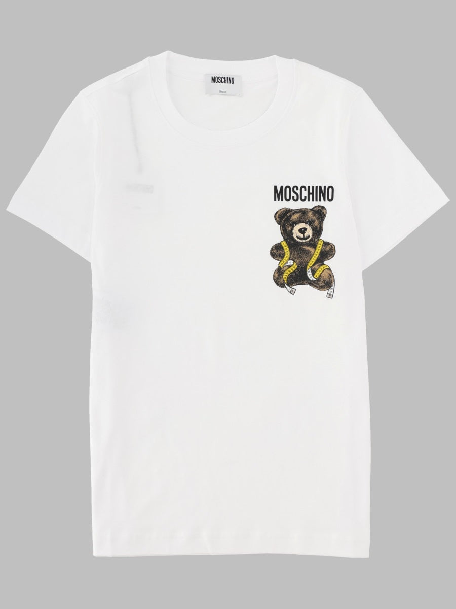 T-Shirt Teddy White Cotton T-shirts