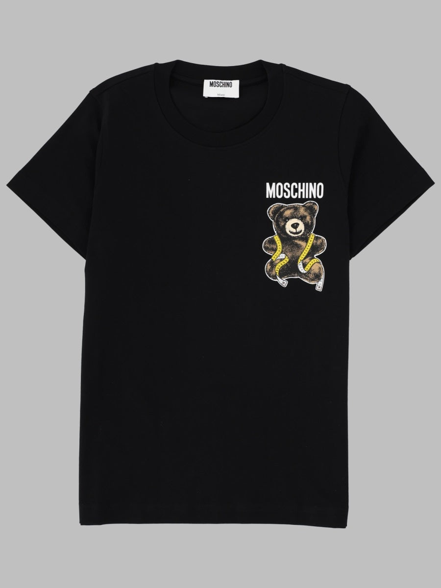 T-Shirt Teddy Black Cotton T-shirts