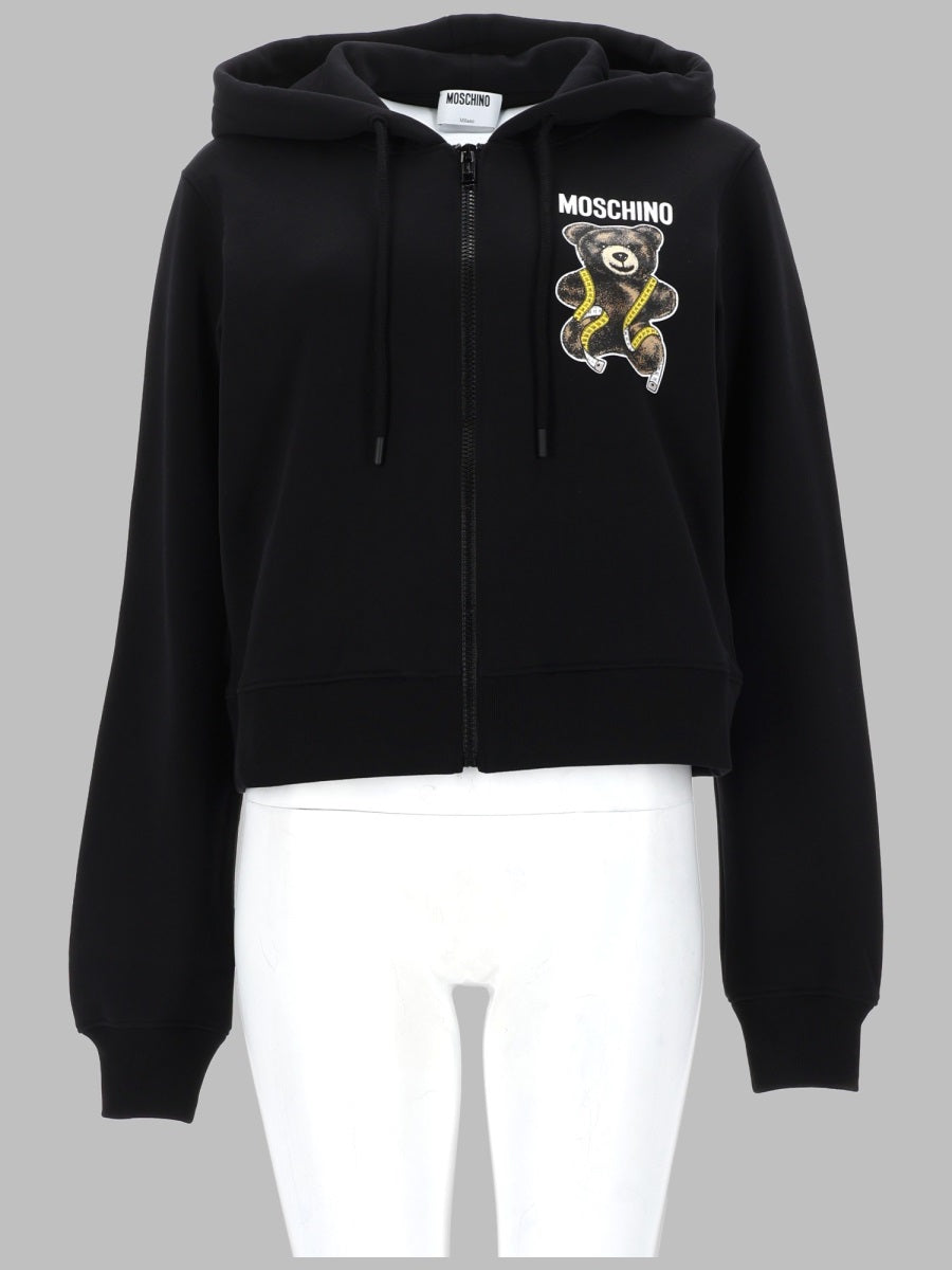 Sweatshirt Teddy Black Cotton Sweatshirts