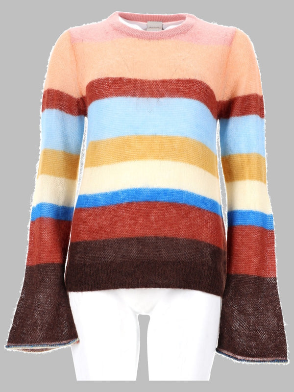 Striped Jumper Multicolour Polyamide Jumpers