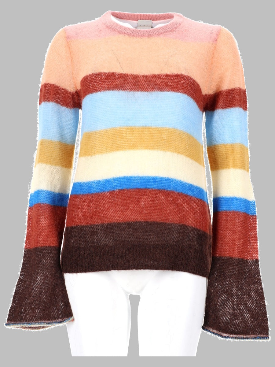 Striped Jumper Multicolour Polyamide Jumpers