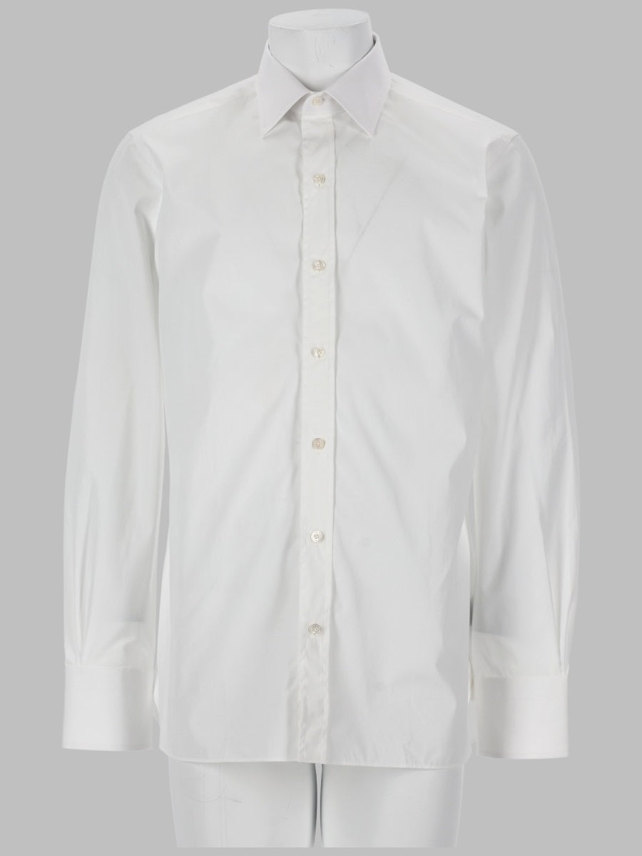 Shirt Slim Fit White Cotton