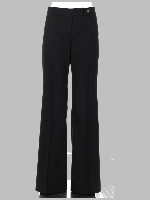 Trousers Bootcut Black Wool