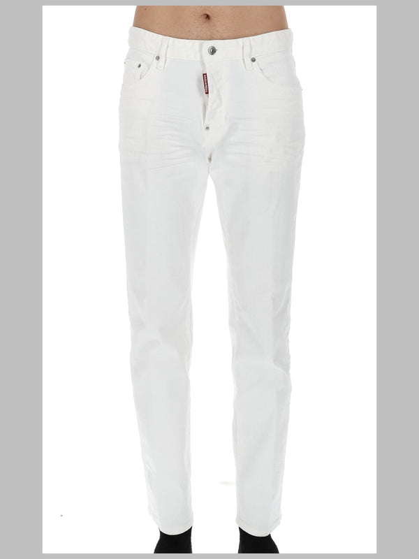 Jeans Cotton Denim White