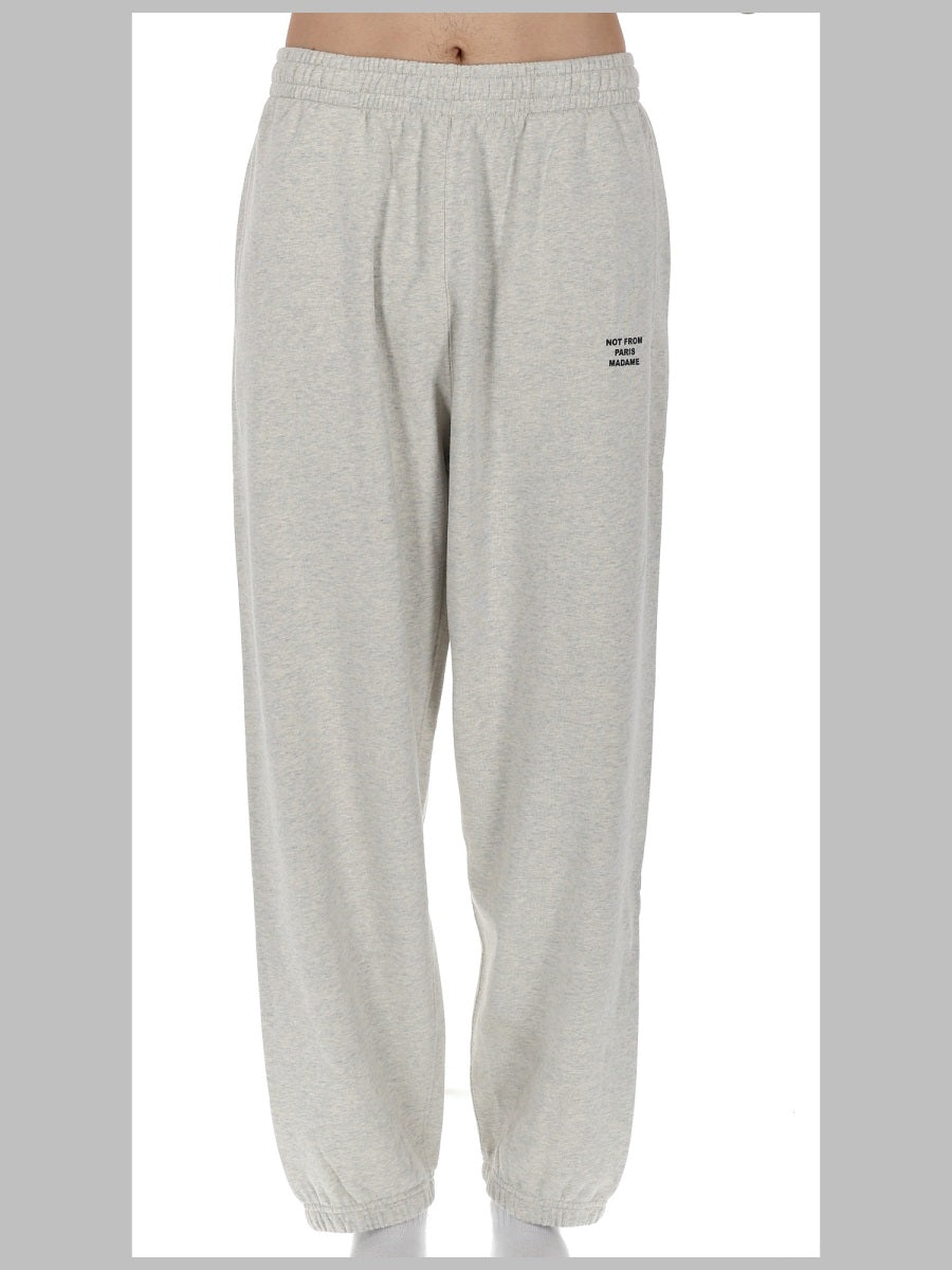Trousers Cotton Fleece, Grey