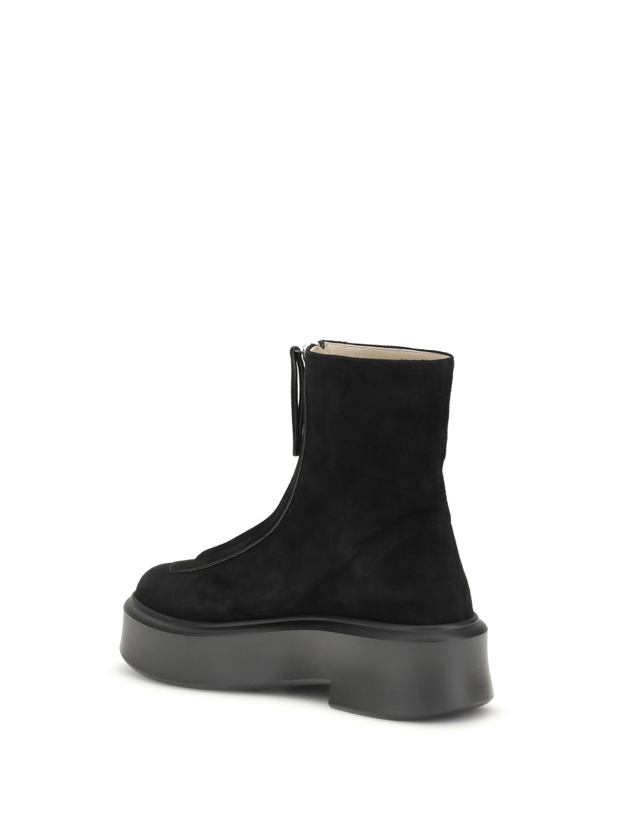 Leather Boots Black Calf Upper