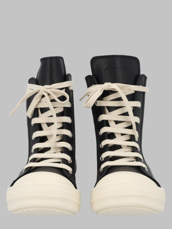 Leather Sneakers Black Trainers