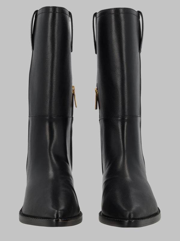Boots Farren Black Goat Leather