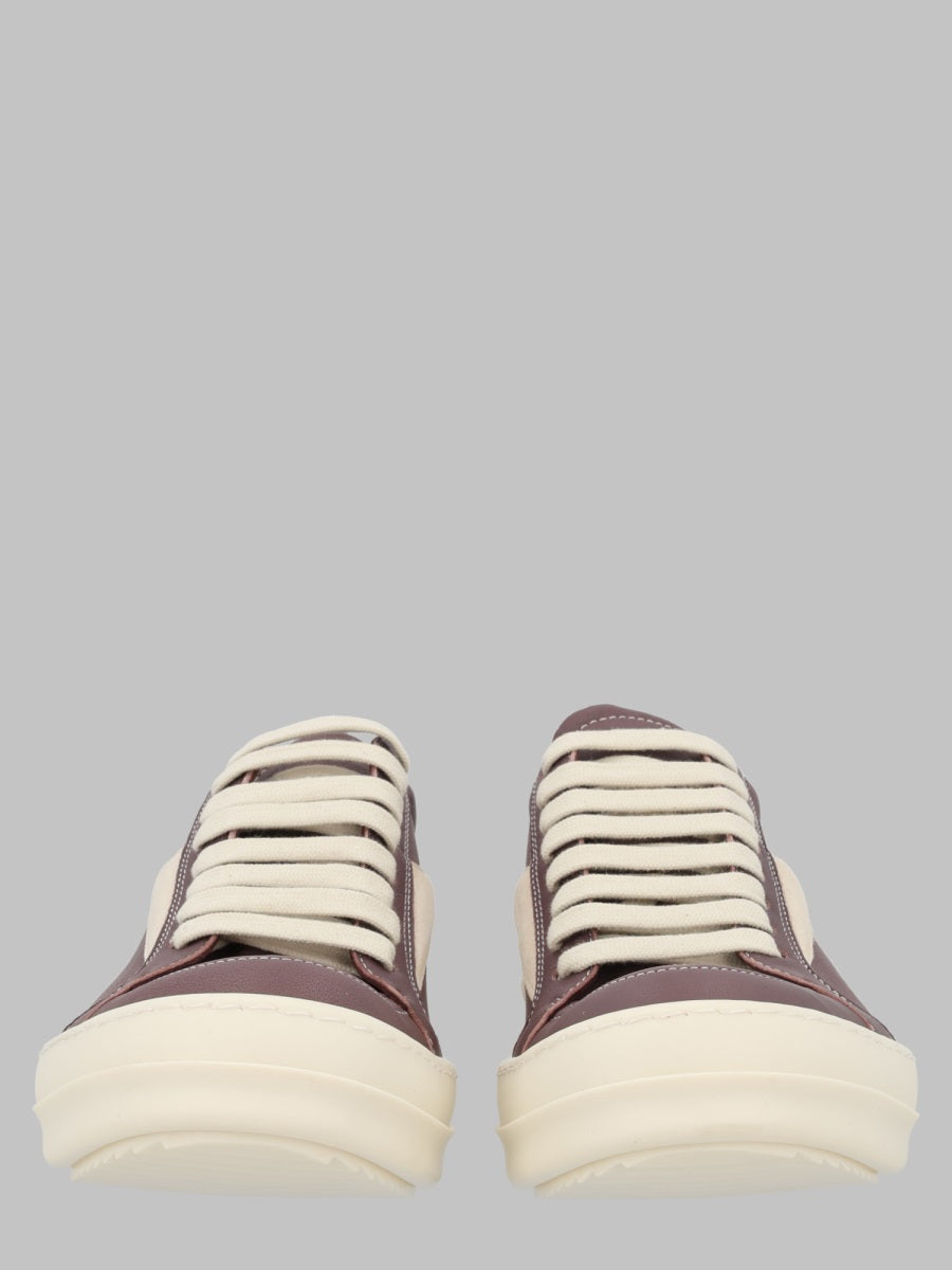 Sneakers Vintage Burgundy Leather Trainers
