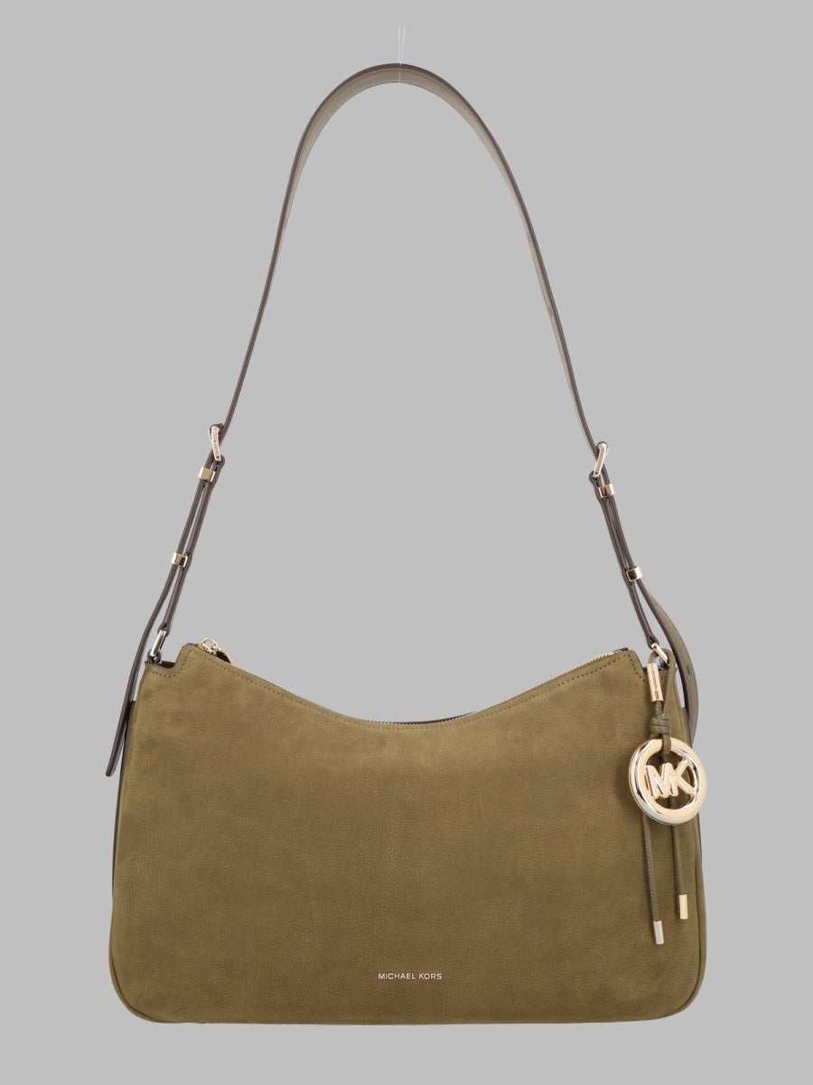 Shoulder Bag Nolita Green Cow Leather
