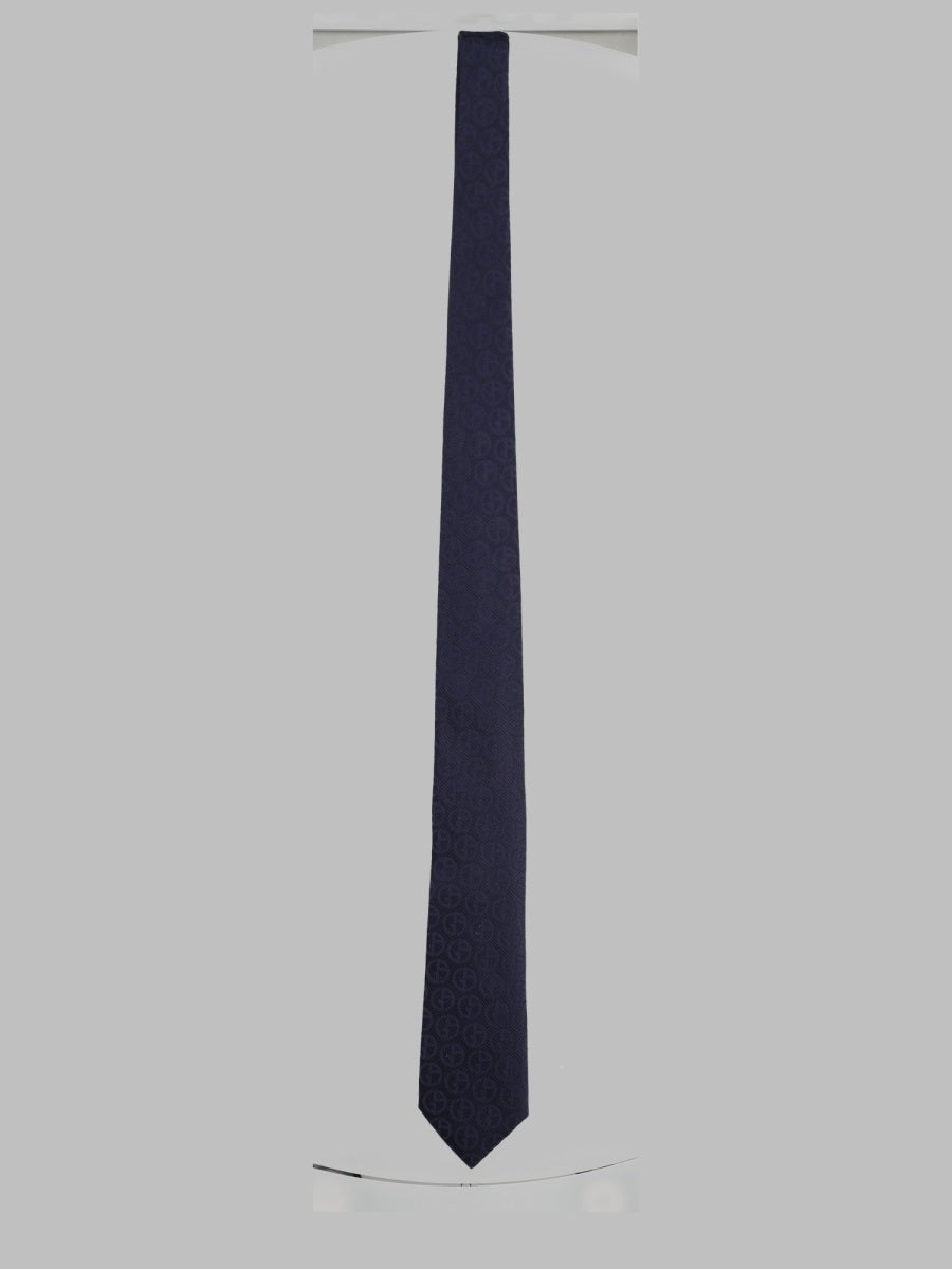 Tie Silk Jacquard Blue Ties & Bow