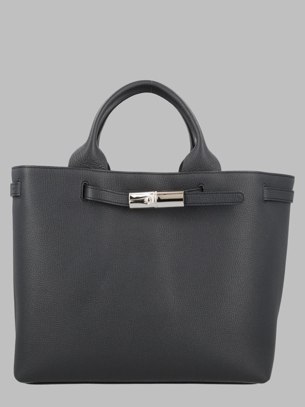 Handbag Le Smart Black Calf Leather Handbags