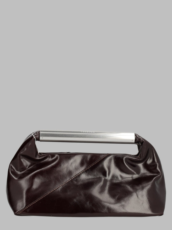 Clutch Japanese Brown Leather Cow Handbags