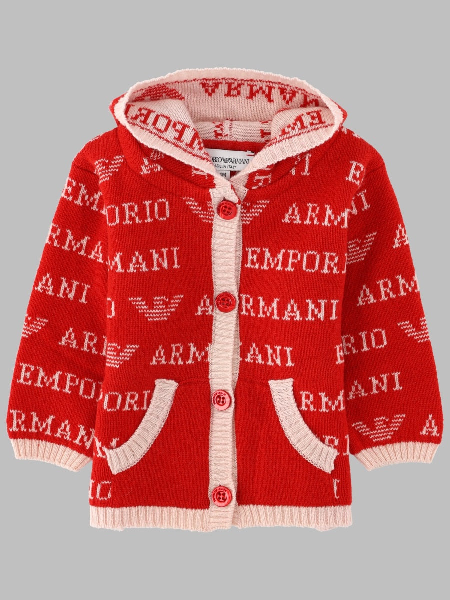Coat Wool-Blend Red Jacket