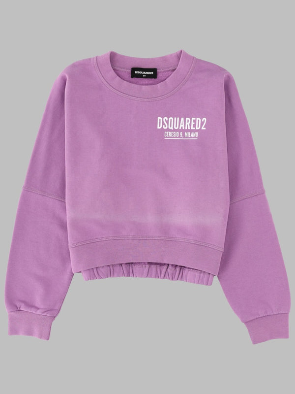 Sweatshirt Orange Cotton Jumpers
