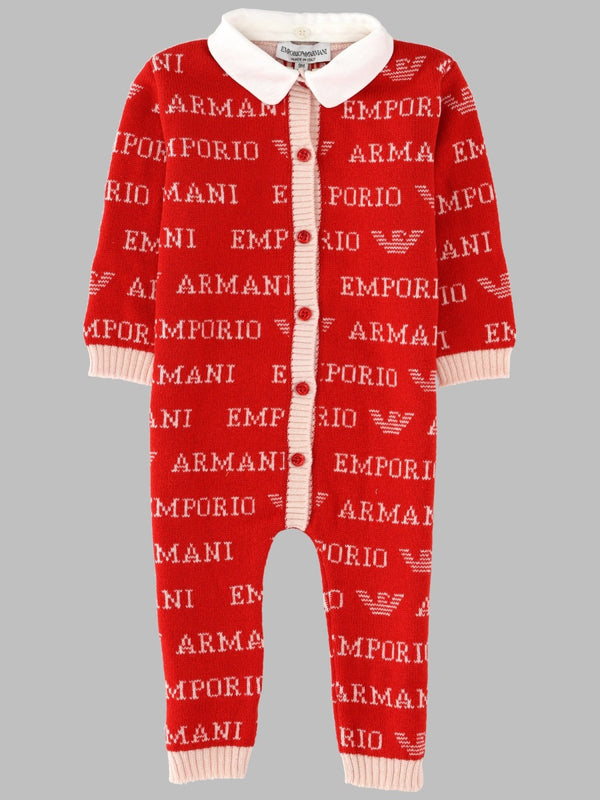 Baby Onesie Red Wool-Silk-Cashmere Wool Silk Cashmere Sets