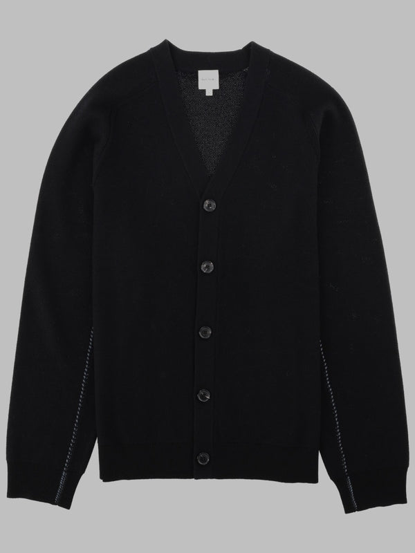 Cardigan Black Merino Wool Jumpers