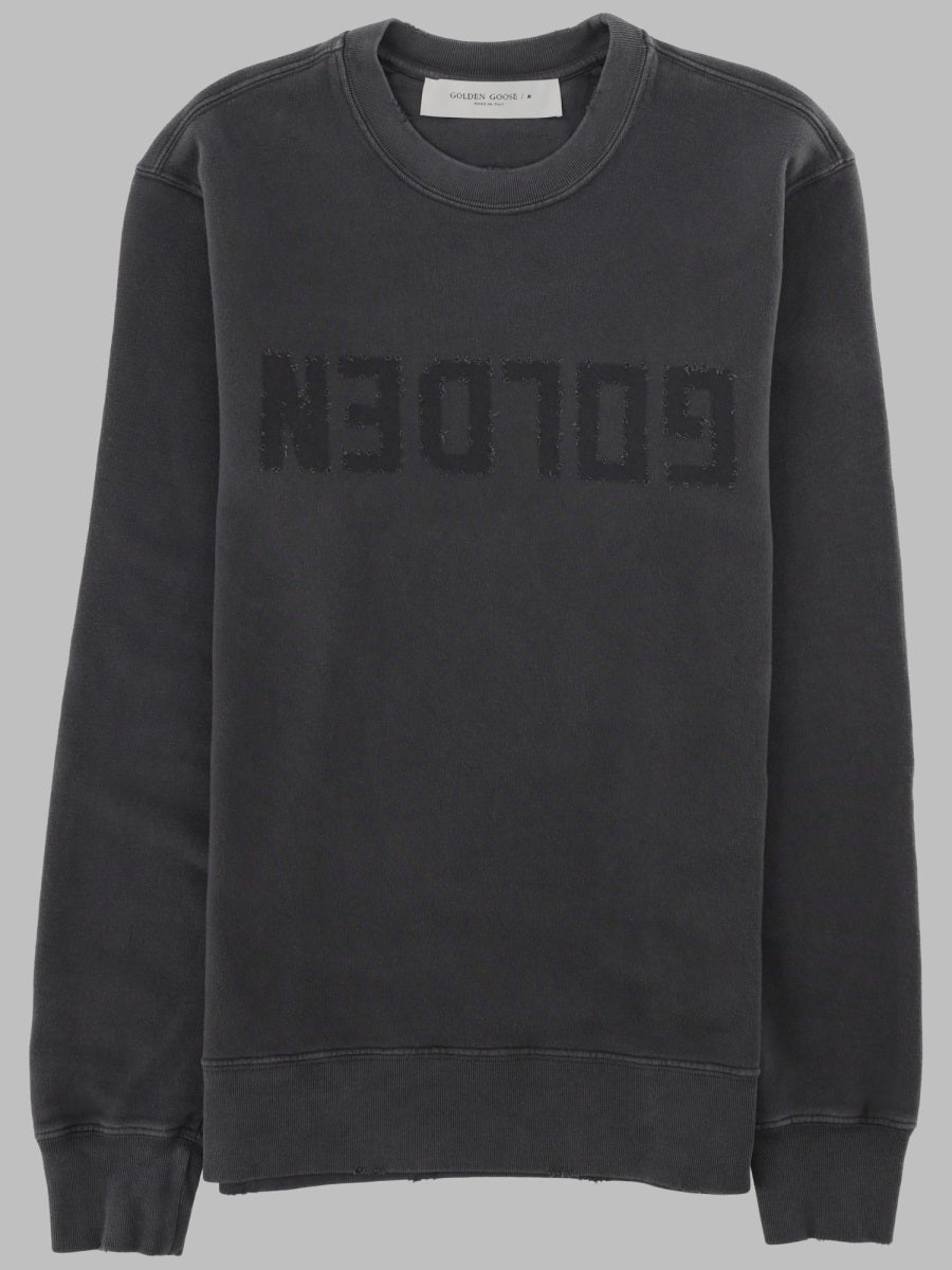Sweatshirt Regular Fit Charcoal Cotton Jumpers