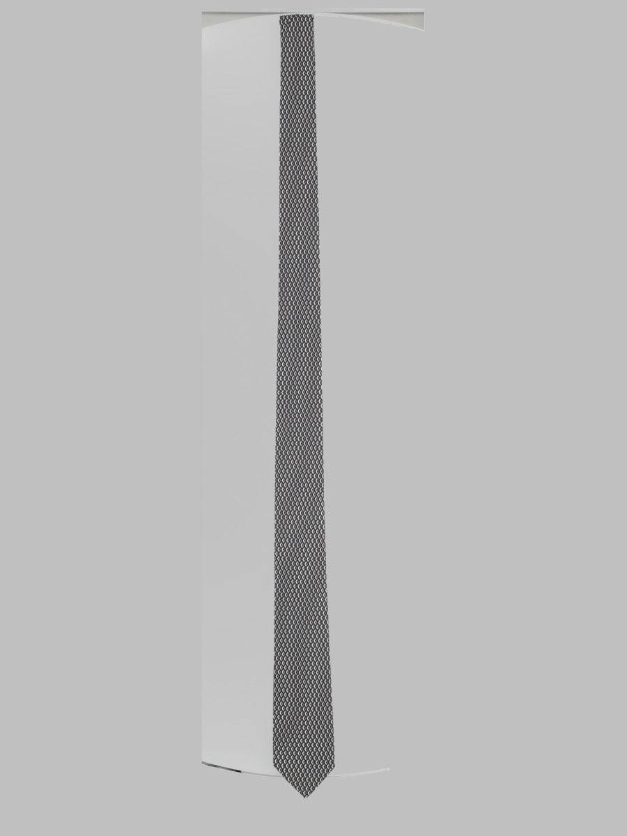 Tie Silk Grey Ties & Bow