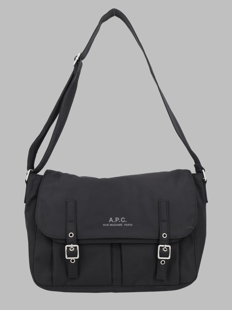 Shoulder Bag Archive With Buckle Black Polyester