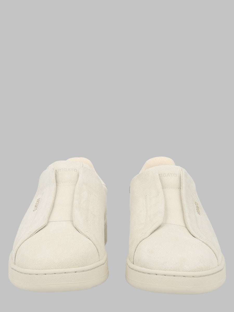 Laceless Sneakers Dice Beige Leather Trainers