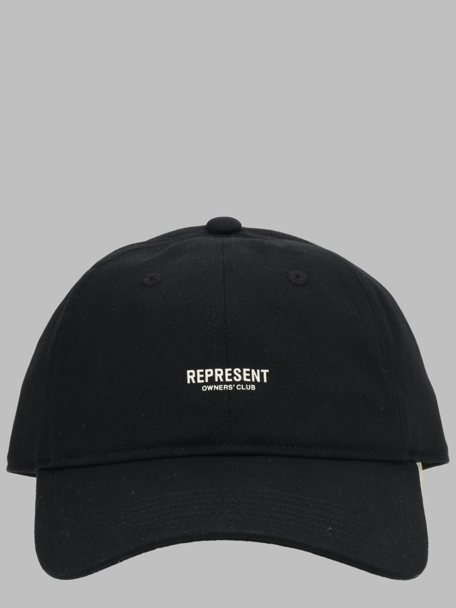Baseball Cap Micro Owners Club Black Cotton Hat