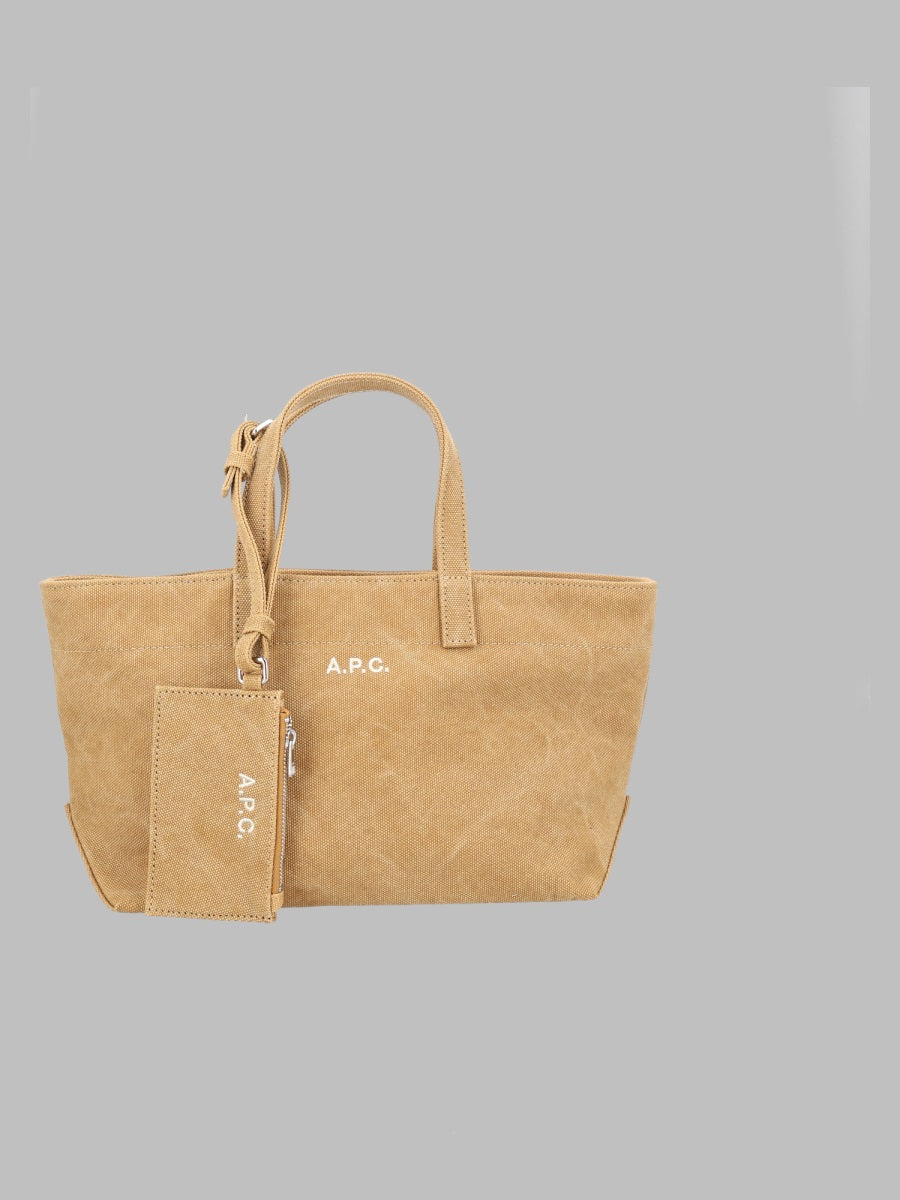 Small Shoulder Bag Le Drummer Toile Brown Cotton Handbags
