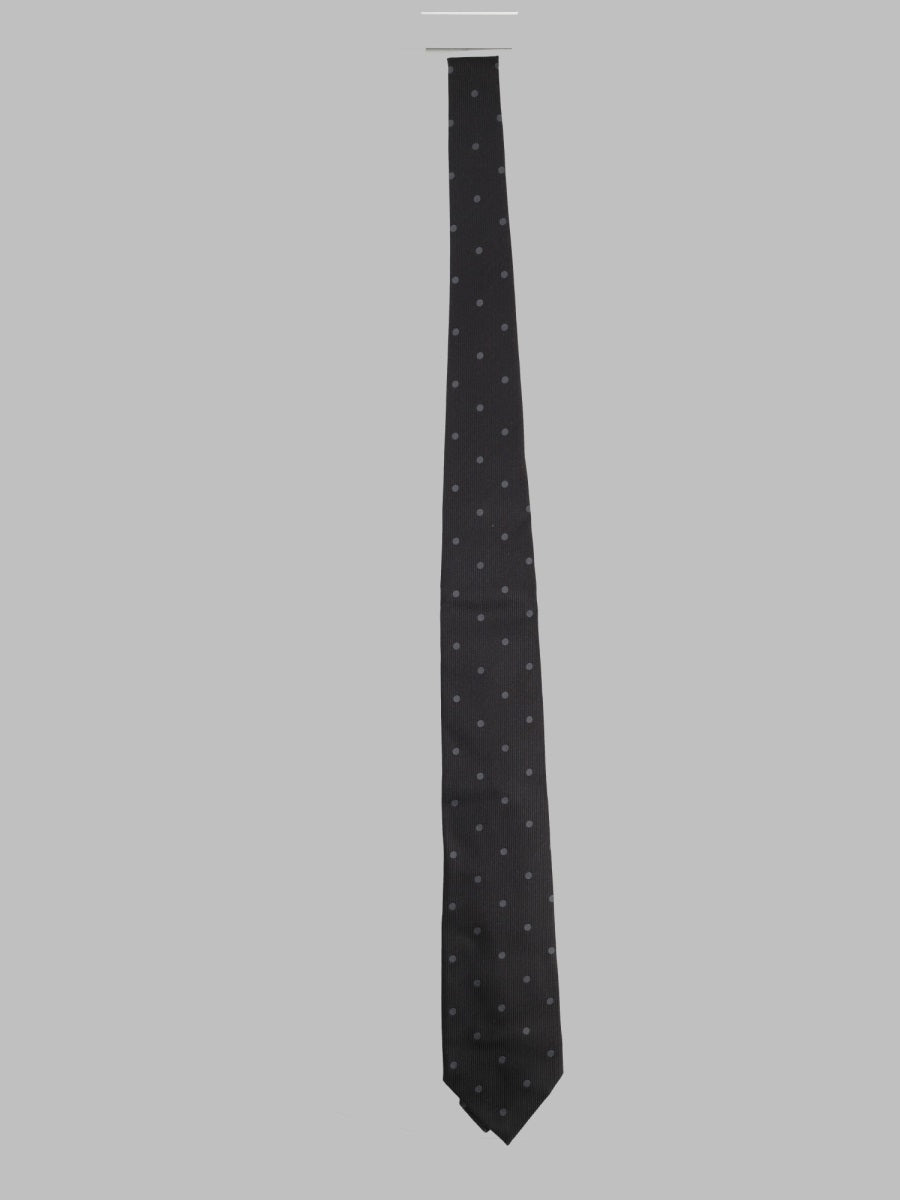 Silk Jacquard Tie Black Mulberry Ties & Bow