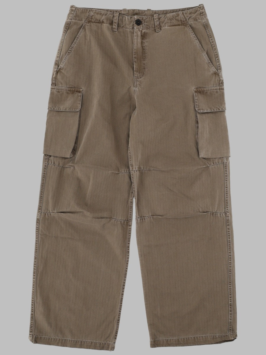Cargo Trousers Mount Beige Cotton